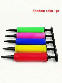 1pc Portable Hand-Held Balloon Inflator Pump, Made Of ABS Plastic, Suitable For Restaurants, Festivals, Home Decor, Birthday Parties, Celebrations, Weddings, Balloon Inflation, Balloon Accessories, Inflation Tool (Random Color) - White - View 11