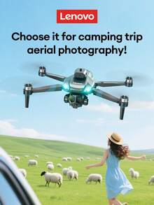 Lenovo Wing Toy Drone Advanced Version, Suitable For Beginners, 4.5" HD Camera, Remote Control, Long Battery Life, 360° Obstacle Avoidance, Wind Resistant, Stable Flight, Great Gift - Black - View 3