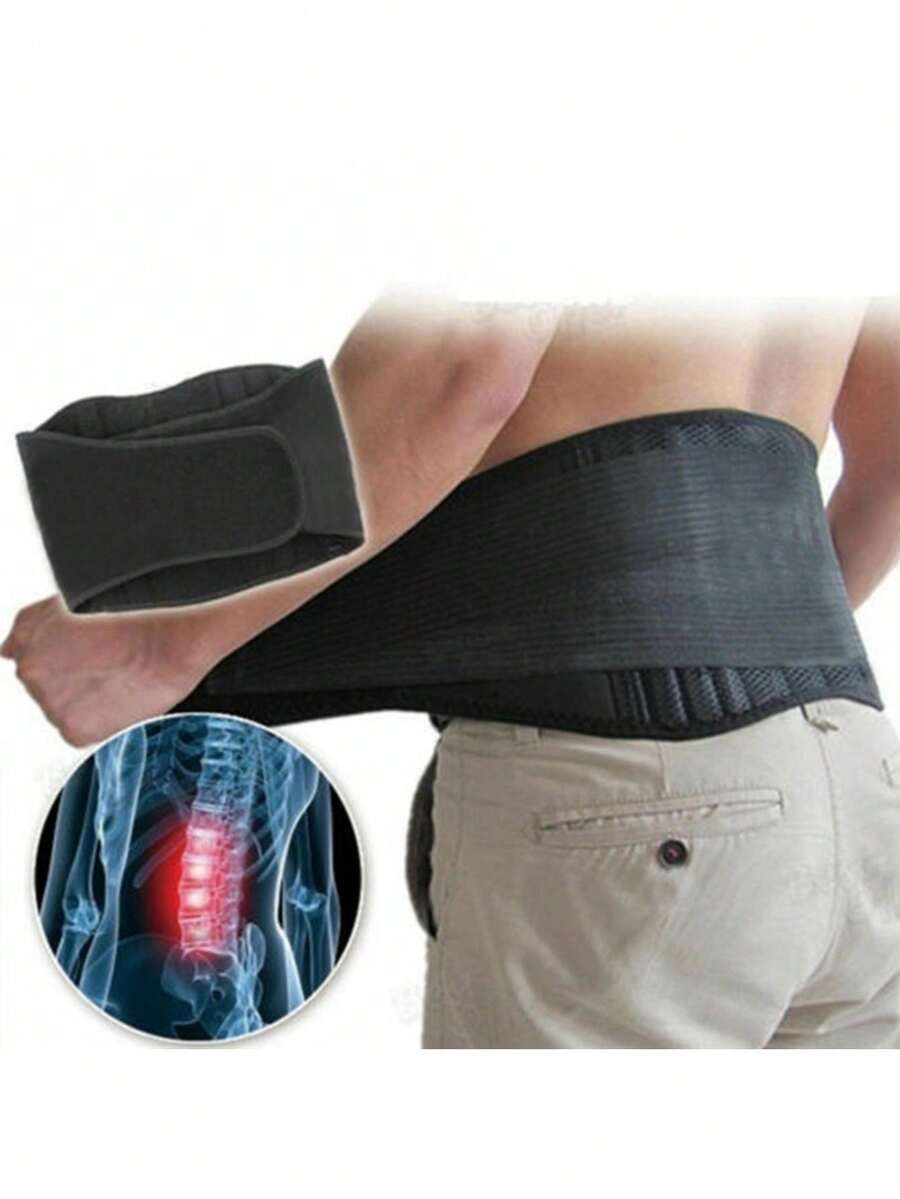 Đai hỗ trợ eo, đai nâng đỡ lưng, đai đôi có thể điều chỉnh, dành cho nam và nữ.