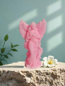 1pc Angel Shaped Handmade Candle, Suitable For Home Decor, Church, And Gifts - Multicolor - View 12