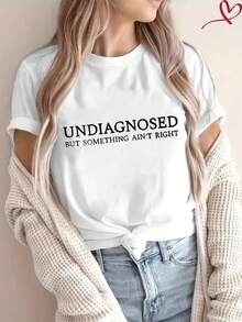 Women's Pure Cotton T-Shirt , Short Sleeve Round Neck Casual Top, Soft Breathable Basic Tee, S-XXXL Sizes Available, Summer Fashion, Daily Wear, Loose Fit,Suitable For All Seasons - style_ay - 查看 1