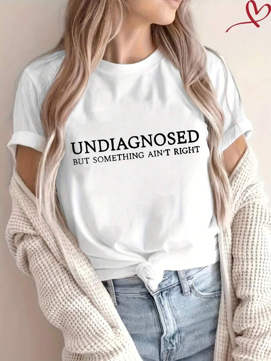Women's Pure Cotton T-Shirt , Short Sleeve Round Neck Casual Top, Soft Breathable Basic Tee, S-XXXL Sizes Available, Summer Fashion, Daily Wear, Loose Fit,Suitable For All Seasons - style_ay - 查看 1