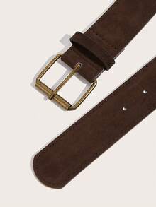 2pcs Set Simple Pin Buckle PU Leather Belt, Casual & Versatile - Multicolor - View 3