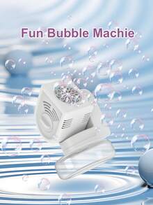 Automatic Bubble Machine For Kids - Adjustable Angle - One-Button Start, Multiple Bubble Outlets - Suitable For Outdoor Play, Gatherings, Parties - Bubble Blowing Prop - Toys For Boys And Girls - Holiday Gift (Batteries Not Included - Local Bubble Solution Included) - Multicolor - View 10