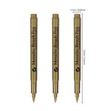 3-12 pezzi/set Pennarelli permanenti metallici, bianco/oro/argento, pennarelli a base di olio impermeabili per rocce, tazze, ceramiche, vetro, forniture per pittura fai-da-te