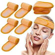 Solid Color Casual Polyester Headband, Suitable For Daily Wear Women Hair Accessories Elegant Hair Band Spa Facial Washing Head Scarf Bath Makeup Sweatband - Multicolor - View 22