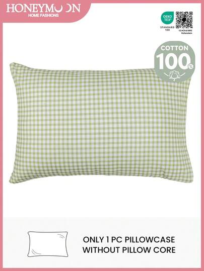 1个印花枕套（不含枕芯），100%纯棉，柔软亲肤面料，适用于日常客厅、卧室家居装饰、沙发靠垫套、汽车枕套，是家庭床上用品和学生宿舍必备，可机洗，通过Oeko-Tex认证