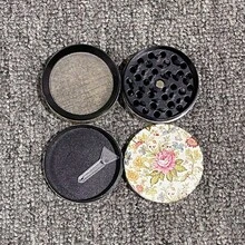 2inch 50mm Cartoon Metal Grinder Zinc Alloy Crusher Cigarette Tobacco 4-Layers Manual Grinder Grass Cigar Smoking Accessories Tool Gift - 2inch - View 2