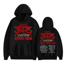 Leveorch StrayS KidsS Tour Merch Hoodies New Logo Kpop Felix HyunjinS Fashion Cool Hoodie Men Women Sweatshirts Cosplay Long Sleeve - 黑色 - 查看 1