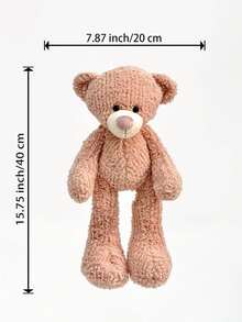 15.75 Inch/40cm Super Soft Plush Giant Pink Teddy Bear Stuffed Animal Doll, Cute Cuddly Oversized Plush Doll, Perfect Gift For Babies, Newborns, Kids, Baby Shower, Birthday, Christmas, Valentine's Day, Decorative Accent For Home - Baby Pink - View 11
