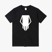 Summer Bestseller My Hero Academias Bakugo Shengmu Printed Fashion T-Shirt Men's Fashion High-Quality Casual Top - màu đen - Xem 1