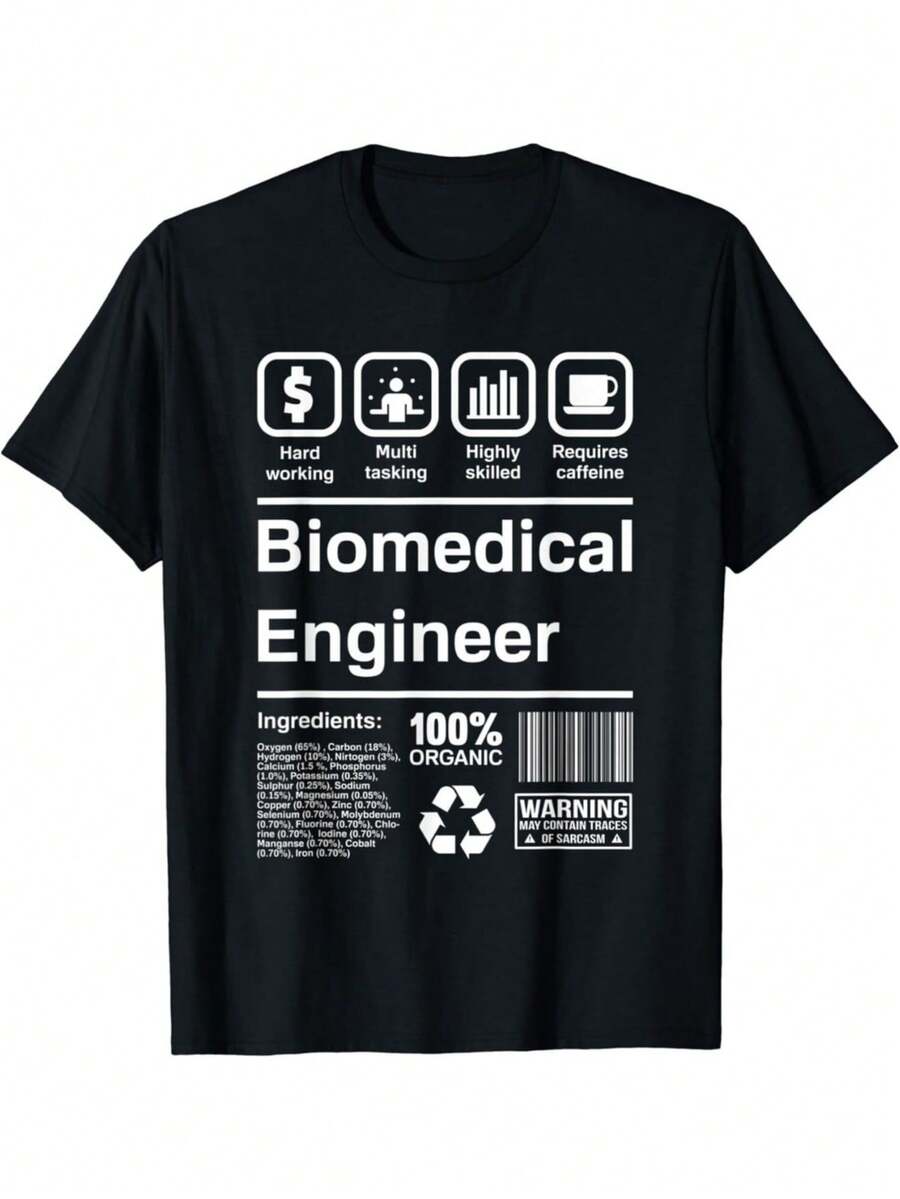 Biomedical Engineer Gifts Biomedical Engineering Gift Unisex T-Shirt - Negro - Ver 1