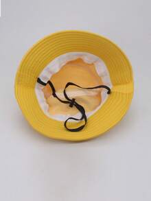 1pc Unisex Solid Color Bucket Hat With Drawstring, Outdoor Travel Hiking Casual Lightweight Fashionable Sports Sun Hat, Suitable For All Ages, Summer Sun Protection - MianDi - View 10