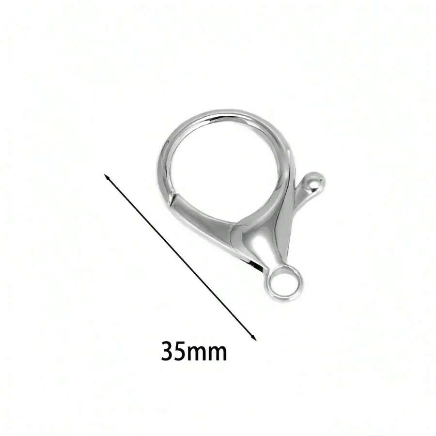 6个创意金属DIY工艺龙虾扣 35mm 包包配件钥匙扣吊坠带链扣 - 大號龍蝦扣 - 查看 1