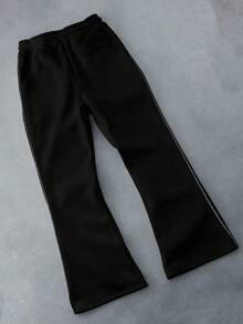 1pc Men's Loose Fit Casual Sweatpants, Comfortable Sports Pants For Training, Running, Daily Commute, Fitness, Street Style, Loose Fit Leisure Joggers - Black - View 5