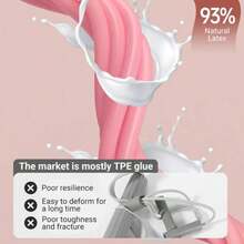 Resistance Pedal Bands Tension Rope Foot Exerciser With Puller Yoga Trainer Pink - Pink - View 3