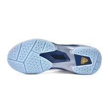 Men's Badminton Shoes With Laces, Carbon Board + Air Cushion Rubber Sole, Ultra-Light, Breathable, Non-Slip, Wear-Resistant, Professional For Badminton, Volleyball, Tennis, Table Tennis Matches And Training - Blue and White - View 9