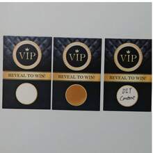Boosaletico 30张刮刮乐游戏卡 - 派对刮刮乐游戏 - 斋月、情人节、节日/新年派对活动及用品装饰、商务赠品 - 黑色 - 查看 7