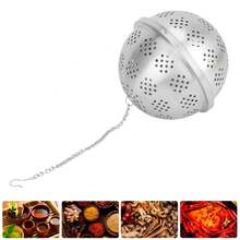 Colador de Té Infusor Sazonador Filtro Bola de Malla de Acero Inoxidable 304 Accesorios de Cocina - Plateado - Ver 7