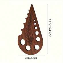 This Heavy-Duty Herb Peeler And Stem Remover Is A Kitchen Tool That Combines Practicality With Aesthetic Appeal. Featuring An Elegant Wooden Design, It Offers Exceptional Texture And A Comfortable Grip. - Multicolor - View 5