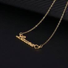 Personalized Initial Necklace - Elegant Cursive Engraved Custom Name Jewelry, Delicate Gold Chain, Minimalist Daily Wear, Perfect Mother's Day Gift, Customized Necklace, Elegant Accessory - Multicolor 2 - View 5