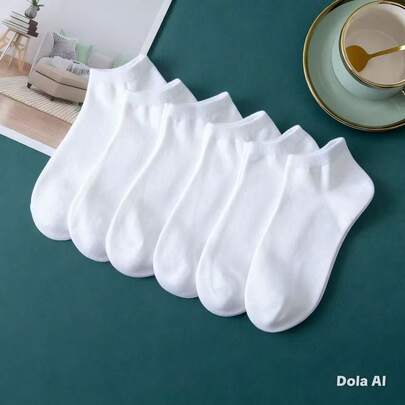 Kit 3 6 12Pares Unisex Meias-Cano Curto verão 35-40