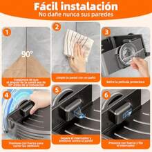 CYPNEsquinero para Baño Regadera Estante de Ducha de Aleación de aluminio Resistente A La Oxidación Con Ventosas Y Ganchos Organizadores para RegaderaFashion - 224236197 - Ver 8