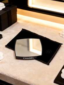 CHANEL 双面放大化妆镜，黑色，便携，设计优雅，小巧精致，旅行友好 - 黑色 - 查看 6