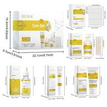 EELHOE 4-Piece Skincare Gift Set: Facial Cleanser, Toner, Serum & Moisturizer With 4% Niacinamide & Salicylic Acid. Provides Brightening, Hydrating, Oil Control And Gentle Nourishing Repair, Suitable For Sensitive Skin And All Skin Types. An Ideal Daily Care Routine & Holiday Gift Set. - Bộ quà tặng chăm sóc da 4 món - Xem 11