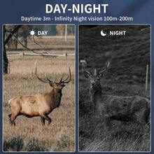 Night Vision Binoculars With 30-Megapixel Photo Resolution, 2.5K Video Resolution, A 3-Inch TFT LCD Display, And 6x Digital Zoom - Black - View 5