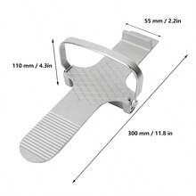 Aluminium Door Lifter Board Foot Drywall Plasterboard Sheet Fitting Tool - Silver - View 6