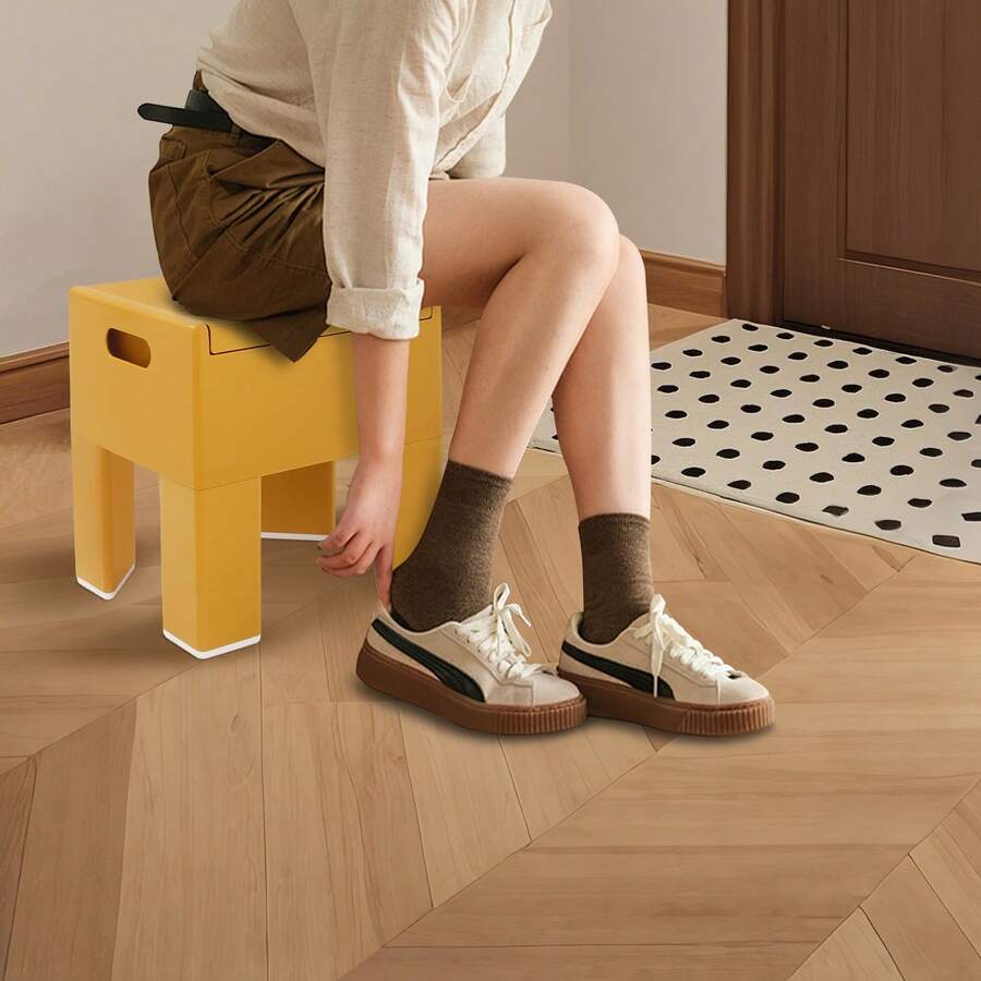 Eatssode Sgabello per cambiarsi le scarpe - Grano dorato - Visualizzare 1