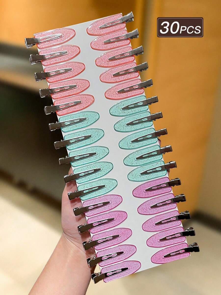 30 chiếc kẹp tóc trong suốt dành cho nữ, kẹp cá sấu liền mạch, kiểu dáng tối giản và đa năng, phụ kiện tóc, phù hợp cho trang phục thường ngày, đi chơi và hẹn hò, kẹp tóc, ghim cài tóc, phụ kiện đội đầu, trâm cài tóc
