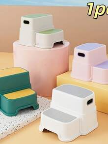 Small Ladder, Step Stool Assistant Is Perfect For Toilets, Easy-To-Move Bathroom Sinks - Double Height 9.5 Inches Non-Slip Toilet Training, Kitchen, Bedroom And Classroom. - Hồng - Xem 4
