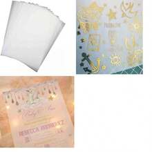 50 Hojas De Albanene Grueso Carta 180 Gr Invitaciones Calca - como se muestra en la figura - Ver 1