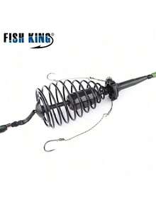 FISHKING, With Lead Sinker, High-Power String Hook, For Sea Fishing Throwing Rod, Bait Cage Barb Fish Hook, Lure Hook, 70g - Multicolor - View 4