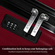 YSTYLE 5-Piece Suitcase (12/18/20/24/28 Inches), The Perfect Travel Companion! Scratch-Resistant, Beautiful, And Elegant. Lightweight And Easy To Carry With Swivel Wheels.