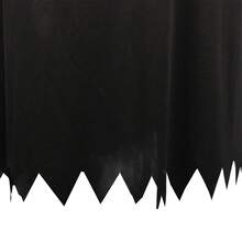 Scary Skeleton Halloween Costume With Gloves - Black - View 3