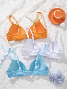 mimilemon 3 chiếc áo ngực có gọng thời trang dành cho nữ - Nâng đỡ, tạo dáng, gợi cảm, thoải mái suốt cả ngày, định hình vóc dáng hàng ngày. - Nhiều màu - Xem 5