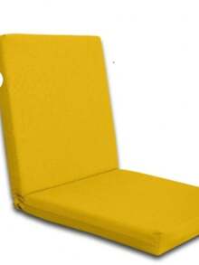 Garden, Balcony & Living Room Chair Cushion With Backrest - Yellow - View 6