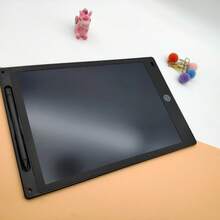 1pc 12-Inch LCD Writing Tablet - Doodle And Drawing Board, ABS Resin Drawing Board With 3 Color Options, Battery Powered Message Board Suitable For Creative Drawing And Painting Gifts, Fun Design, Durable - Multicolor - View 8