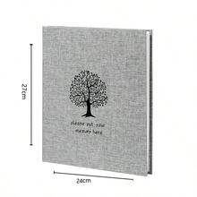 1本自粘相册，尺寸可选3x5、4x6、5x7、6x8、8x10英寸（27*24厘米），磁性剪贴簿相册，DIY，40页，亚麻封面，含DIY相册配件 - 彩色 - 查看 3