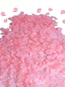 人造丝玫瑰花瓣装饰，适用于婚礼走道抛洒、婚礼餐桌中心装饰、情人节浪漫装饰、求婚/新娘送礼会装饰、情人节/周年纪念/生日浪漫庆典以及卧室花卉点缀。人造玫瑰花瓣装饰。