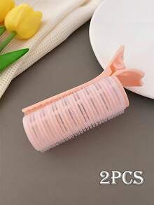 一套女士空气卷发器（1个），高髻夹，鳄鱼夹空气刘海卷发器，蓬松刘海卷发器，蓬松造型工具，发夹，发卡，V形空气卷发器，刘海造型配件，适用于普通发质，美容护理，美发造型工具 - 彩色 - 查看 13