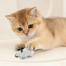 互动式电动逗猫玩具 - 蚂蚁/老鼠造型 - 通过震动吸引宠物，激发其天生的狩猎本能。 - 仅需两节纽扣电池供电，方便快捷，让主人在猫咪运动的同时也能放松身心。 - 彩色 - 查看 3