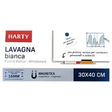 Pizarrón Blanco Magnético 30*40 cm | Pizarra de Borrado en Seco con Marco de Aluminio para Hogar, Oficina y Escuela - Blanco - Ver 3