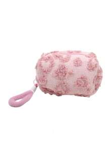 1pc Fluffy Heart-Shaped Cosmetic Bag - Zippered Closure, Fashionable Makeup Organizer, Fits Cosmetics, Makeup Brushes,Portable Makeup Organizer Pouches, Makeup Travel Bag - Multicolor - View 15