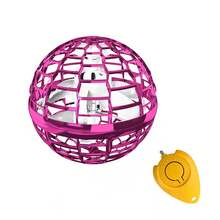 飞行球回旋镖玩具，升级版魔法UFO迷你无人机带LED灯，手控悬浮球，适合儿童和青少年，酷炫互动飞行玩具，室内外皆宜，可充电漂浮银河球玩具，促进手眼协调，是亲子游戏、趣味派对娱乐、理想生日礼物、圣诞礼物和节日惊喜的完美之选。 - 彩色 - 查看 16