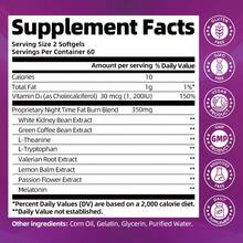 B BEWORTHS BEWORTHS Night Support Capsules - 60pcs, Green Coffee Bean, White Kidney Bean, Melatonin & L-Tryptophan Formula - Supports Metabolism, Weight Loss , Restful Sleep & Wellness For Men & Women - 2 Bottle(120 capsules) - 查看 8