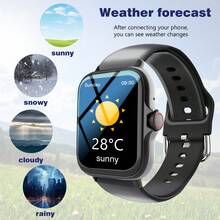 MixtataDi Smartwatch, 1.83-Inch Multifunctional Sports Smartwatch, Featuring Wireless Calling/Music, Message Notifications, Pedometer, Sedentary Reminders, And Multiple Watch Face Wallpapers. Suitable For Both Men And Women, Compatible With Android And IOS. Perfect As A New Year Gift. - Multicolor - View 7